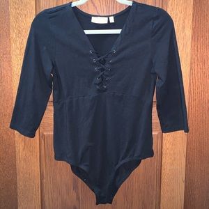 Lace Up Body Suit